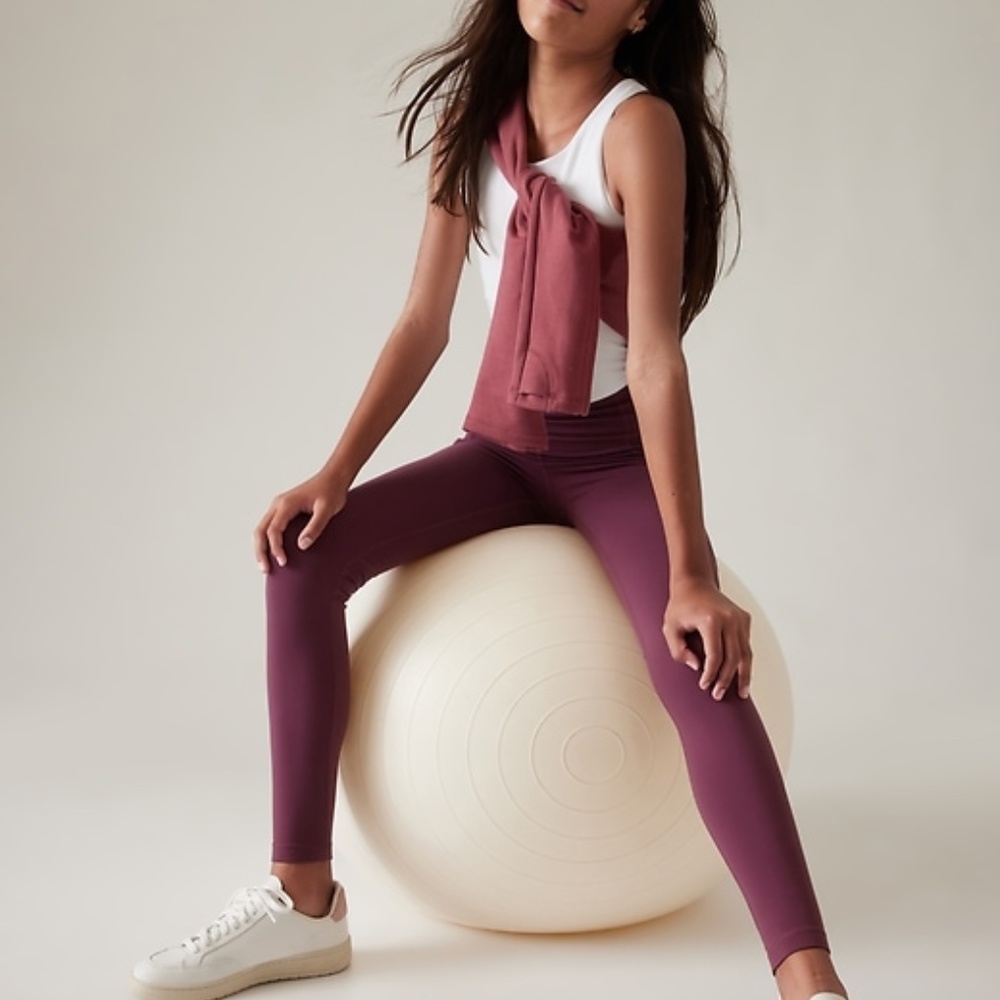 “DONATED” Athlete Girl BUNDLE Polartech Leggings and Cozy Karma Sweatshirt, S 12